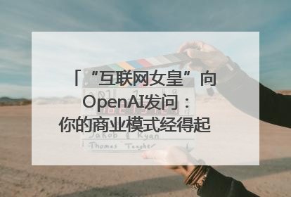 “互联网女皇”向OpenAI发问：你的商业模式经得起价格战考验么？