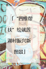 “四维帮扶”绘就莲湖村振兴新图景