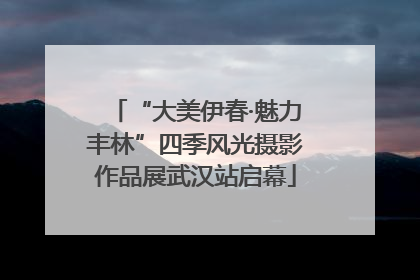 “大美伊春·魅力丰林”四季风光摄影作品展武汉站启幕