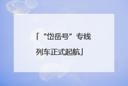“岱岳号”专线列车正式起航