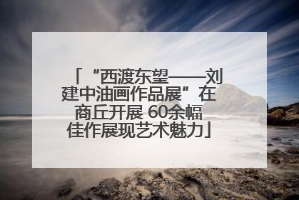 “西渡东望——刘建中油画作品展”在商丘开展 60余幅佳作展现艺术魅力