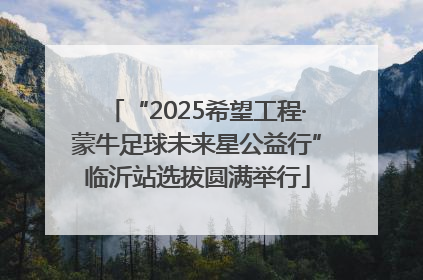 “2025希望工程·蒙牛足球未来星公益行”临沂站选拔圆满举行