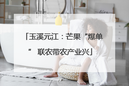 玉溪元江：芒果“爆单” 联农带农产业兴