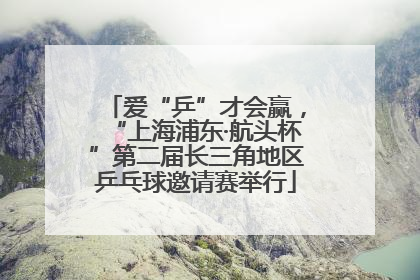 爱“乒”才会赢，“上海浦东·航头杯”第二届长三角地区乒乓球邀请赛举行