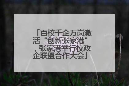 百校千企万岗激活“创新张家港”，张家港举行校政企联盟合作大会