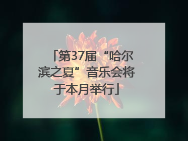 第37届“哈尔滨之夏”音乐会将于本月举行