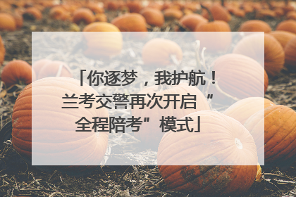 你逐梦，我护航！兰考交警再次开启“全程陪考”模式