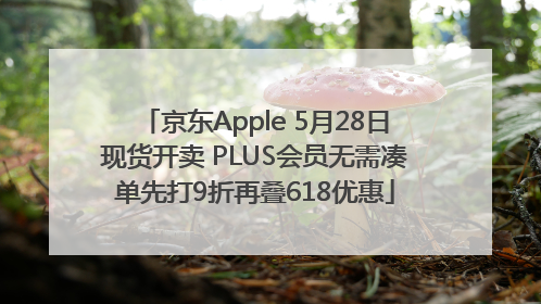 京东Apple 5月28日现货开卖 PLUS会员无需凑单先打9折再叠618优惠