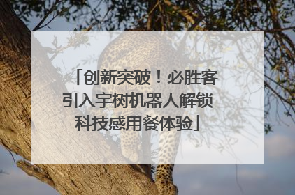 创新突破！必胜客引入宇树机器人解锁科技感用餐体验