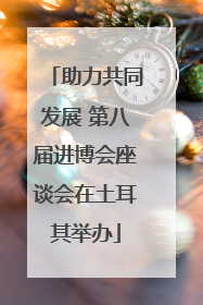 助力共同发展 第八届进博会座谈会在土耳其举办