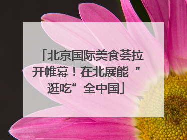北京国际美食荟拉开帷幕！在北展能“逛吃”全中国