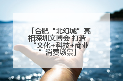 合肥“北幻城”亮相深圳文博会 打造“文化+科技+商业”消费场景