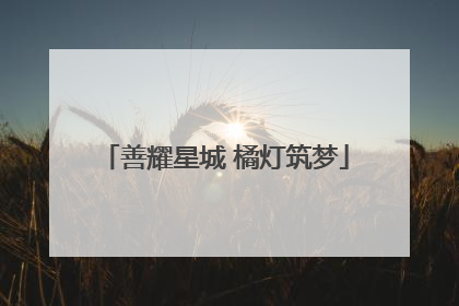 善耀星城 橘灯筑梦