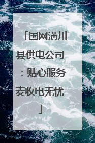 国网潢川县供电公司：贴心服务麦收电无忧