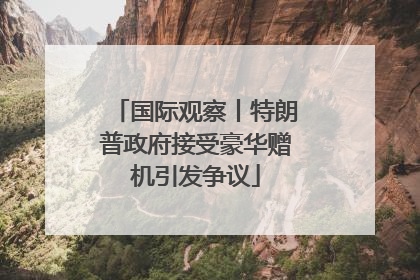 国际观察丨特朗普政府接受豪华赠机引发争议