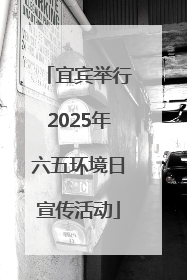 宜宾举行2025年六五环境日宣传活动