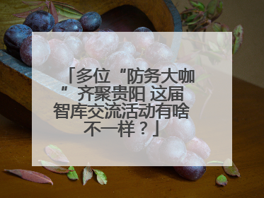 多位“防务大咖”齐聚贵阳 这届智库交流活动有啥不一样？