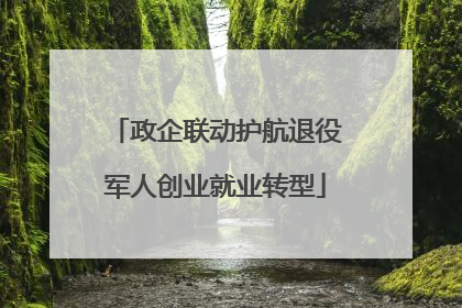 政企联动护航退役军人创业就业转型
