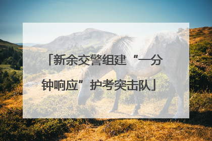 新余交警组建“一分钟响应”护考突击队