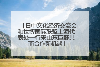 日中文化经济交流会和世博国际联盟上海代表处一行来山东巨野共商合作新机遇