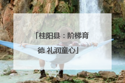 桂阳县：阶梯育德 礼润童心