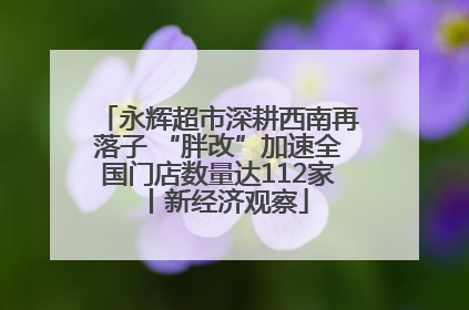 永辉超市深耕西南再落子 “胖改”加速全国门店数量达112家丨新经济观察