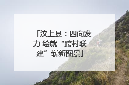 汶上县：四向发力 绘就“跨村联建”崭新图景