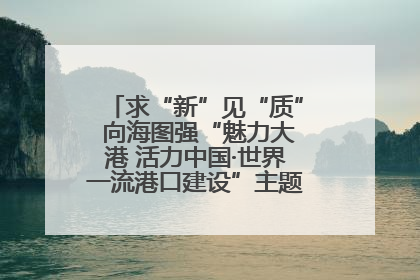 求“新”见“质” 向海图强“魅力大港 活力中国·世界一流港口建设”主题宣传活动走进山东