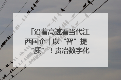 沿着高速看当代江西国企｜以“智”提“质”！贵冶数字化转型迈出新步伐