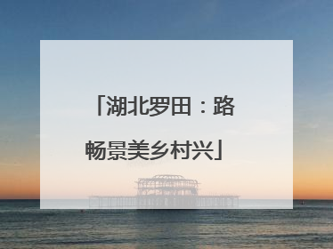 湖北罗田：路畅景美乡村兴