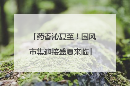 药香沁夏至！国风市集迎接盛夏来临