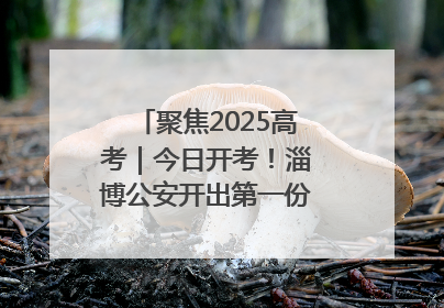 聚焦2025高考｜今日开考！淄博公安开出第一份高考户籍证明