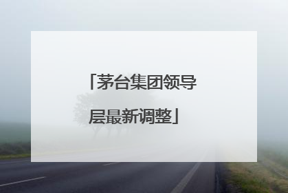 茅台集团领导层最新调整