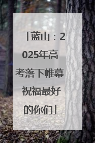 蓝山：2025年高考落下帷幕 祝福最好的你们