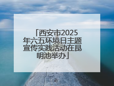西安市2025年六五环境日主题宣传实践活动在昆明池举办