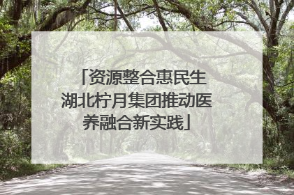 资源整合惠民生 湖北柠月集团推动医养融合新实践