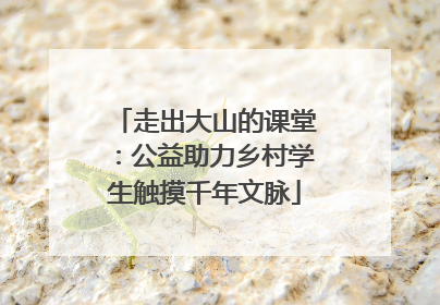 走出大山的课堂：公益助力乡村学生触摸千年文脉