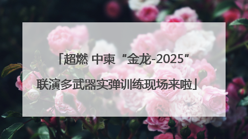 超燃 中柬“金龙-2025”联演多武器实弹训练现场来啦