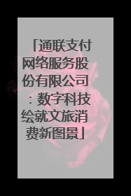 通联支付网络服务股份有限公司：数字科技绘就文旅消费新图景