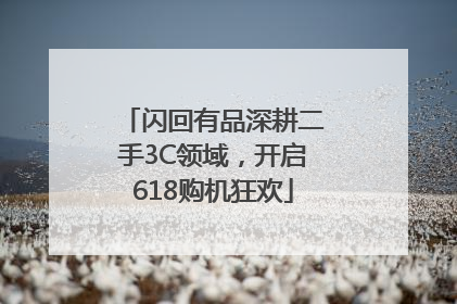闪回有品深耕二手3C领域，开启618购机狂欢