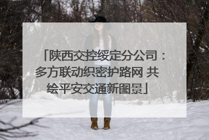 陕西交控绥定分公司：多方联动织密护路网 共绘平安交通新图景