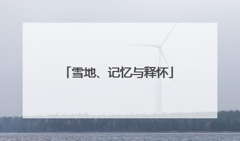 雪地、记忆与释怀