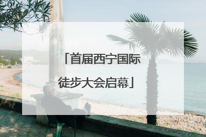 首届西宁国际徒步大会启幕