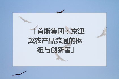 首衡集团：京津冀农产品流通的枢纽与创新者