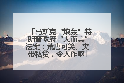 马斯克“炮轰”特朗普政府“大而美”法案：荒唐可笑、夹带私货，令人作呕
