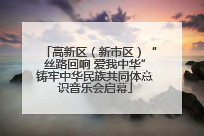 高新区（新市区）“丝路回响 爱我中华”铸牢中华民族共同体意识音乐会启幕