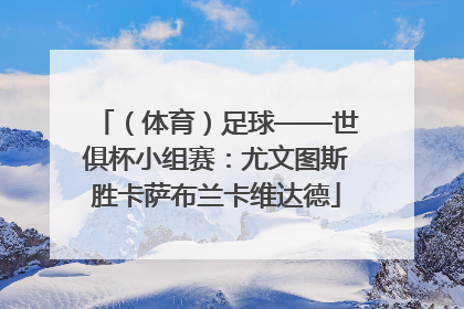 （体育）足球——世俱杯小组赛：尤文图斯胜卡萨布兰卡维达德
