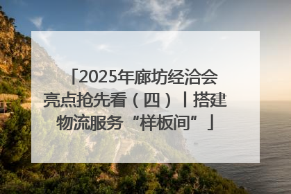2025年廊坊经洽会亮点抢先看（四）丨搭建物流服务“样板间”